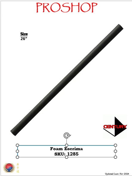 Foam 26inch Escrima SKU 1285 2025 Foam 26inch Escrima SKU 1285 2025